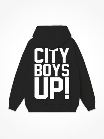 City Boys Emoji Hoodie - Black