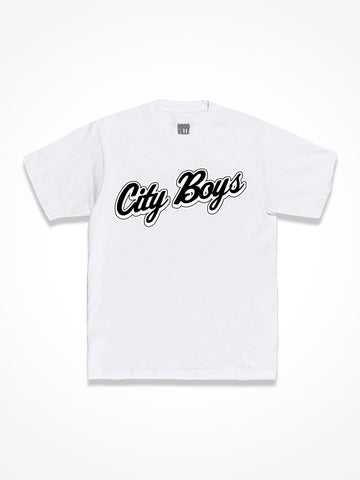 City Boys OG Tee - White On Black