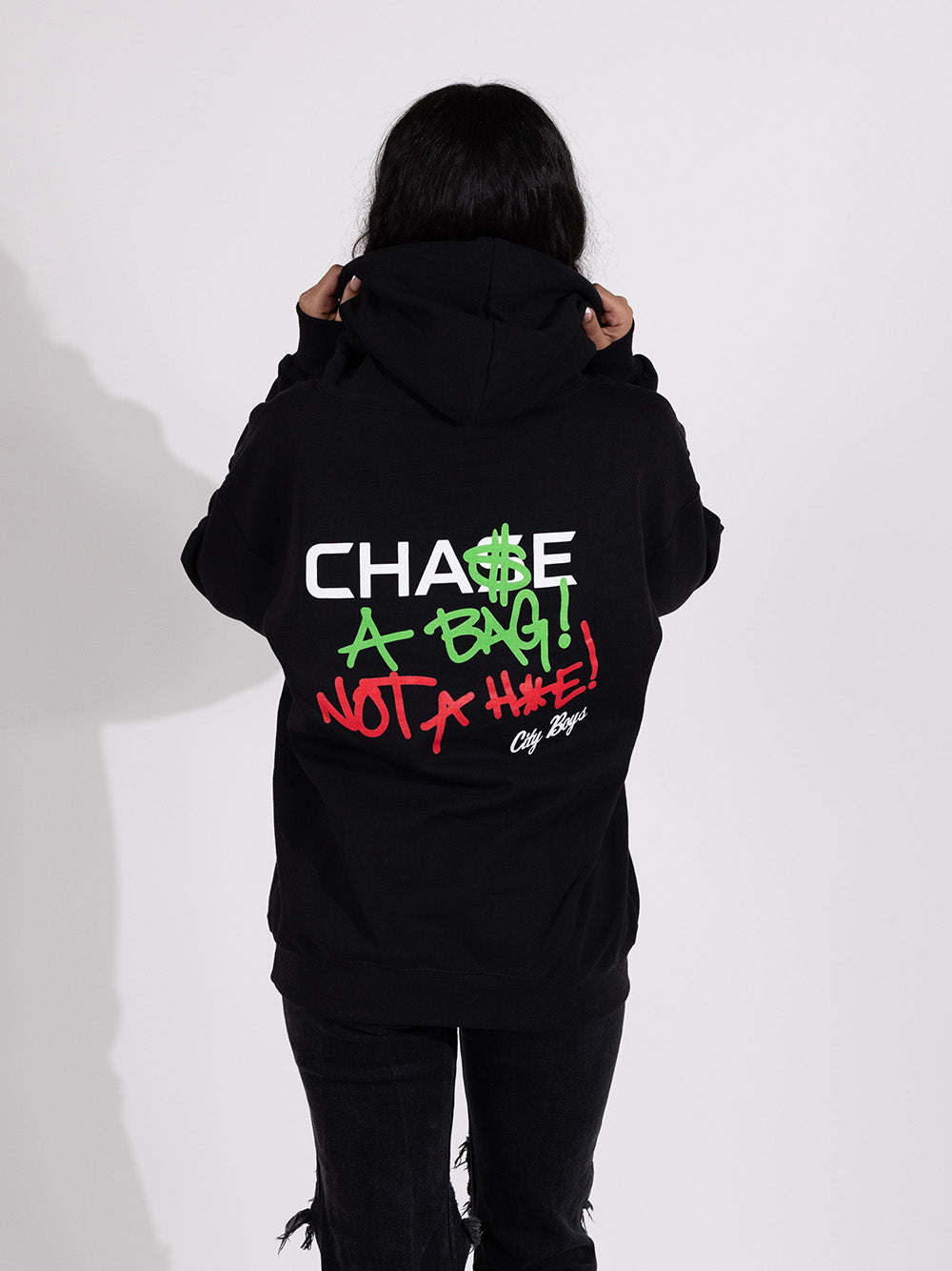 Chase A Bag Hoodie - Black