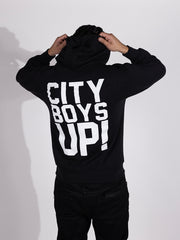 City Boys Up Hoodie - Black