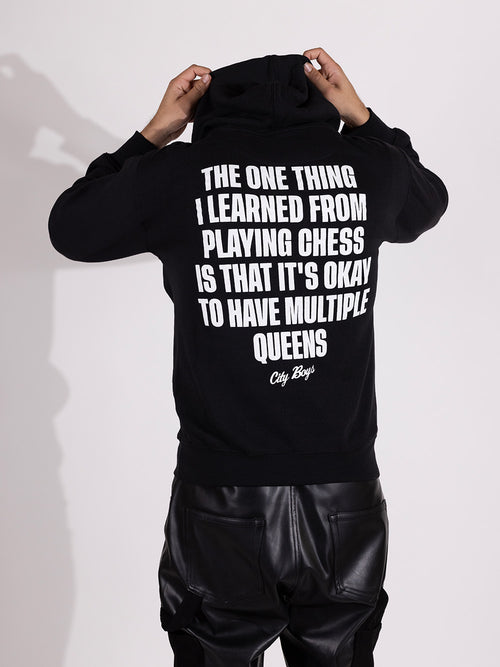 2 Queens Hoodie - Black