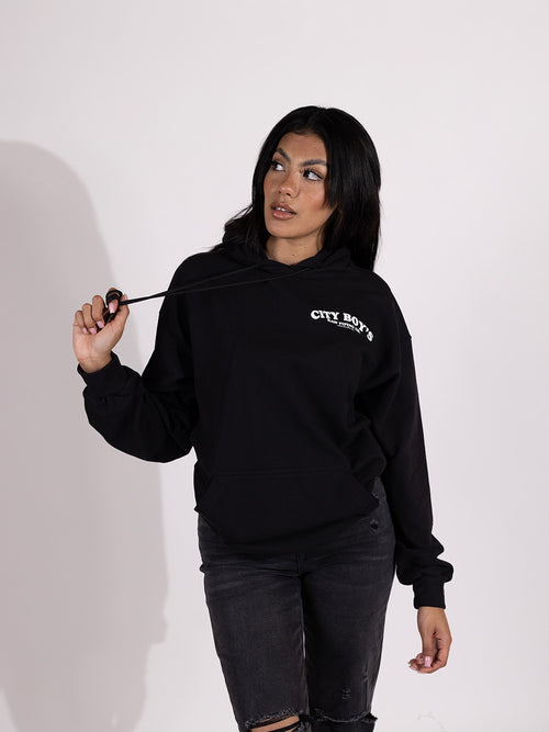 Raw Piping Co Hoodie - Black
