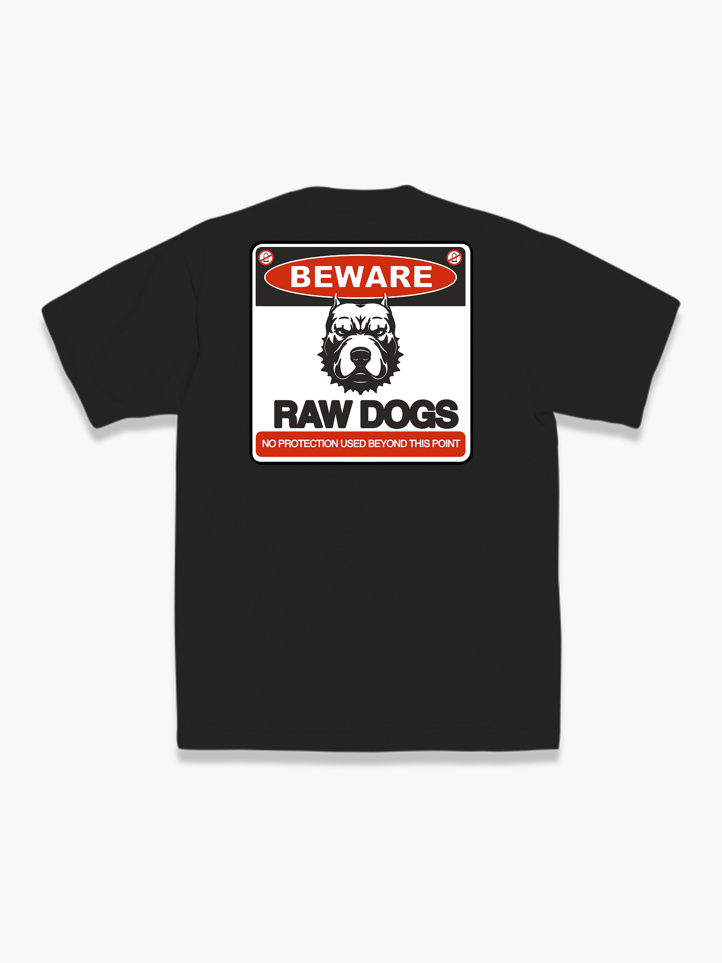 Beware Of Dog Tee - Black