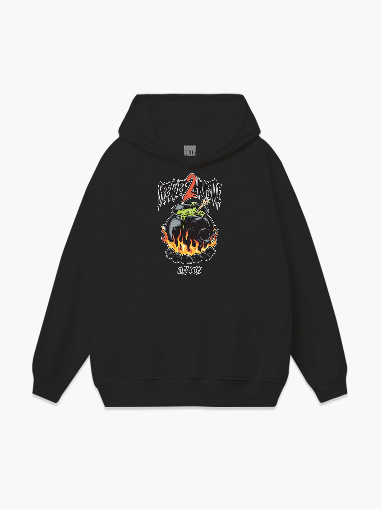 Brewed 2 Hustle Hoodie - Black