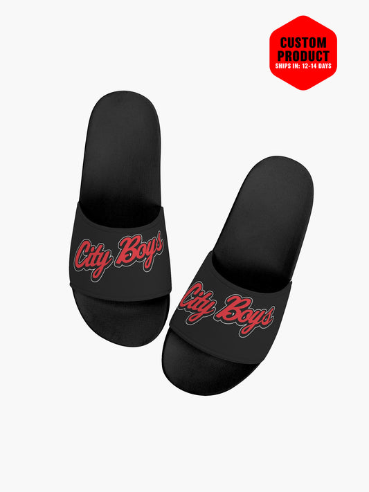 City Boys OG Logo Slides - Black