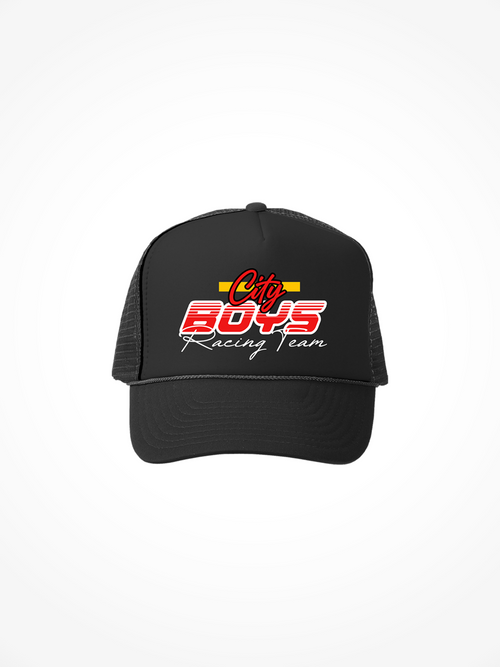 @CityBoys Racing Trucker Hat  - Black