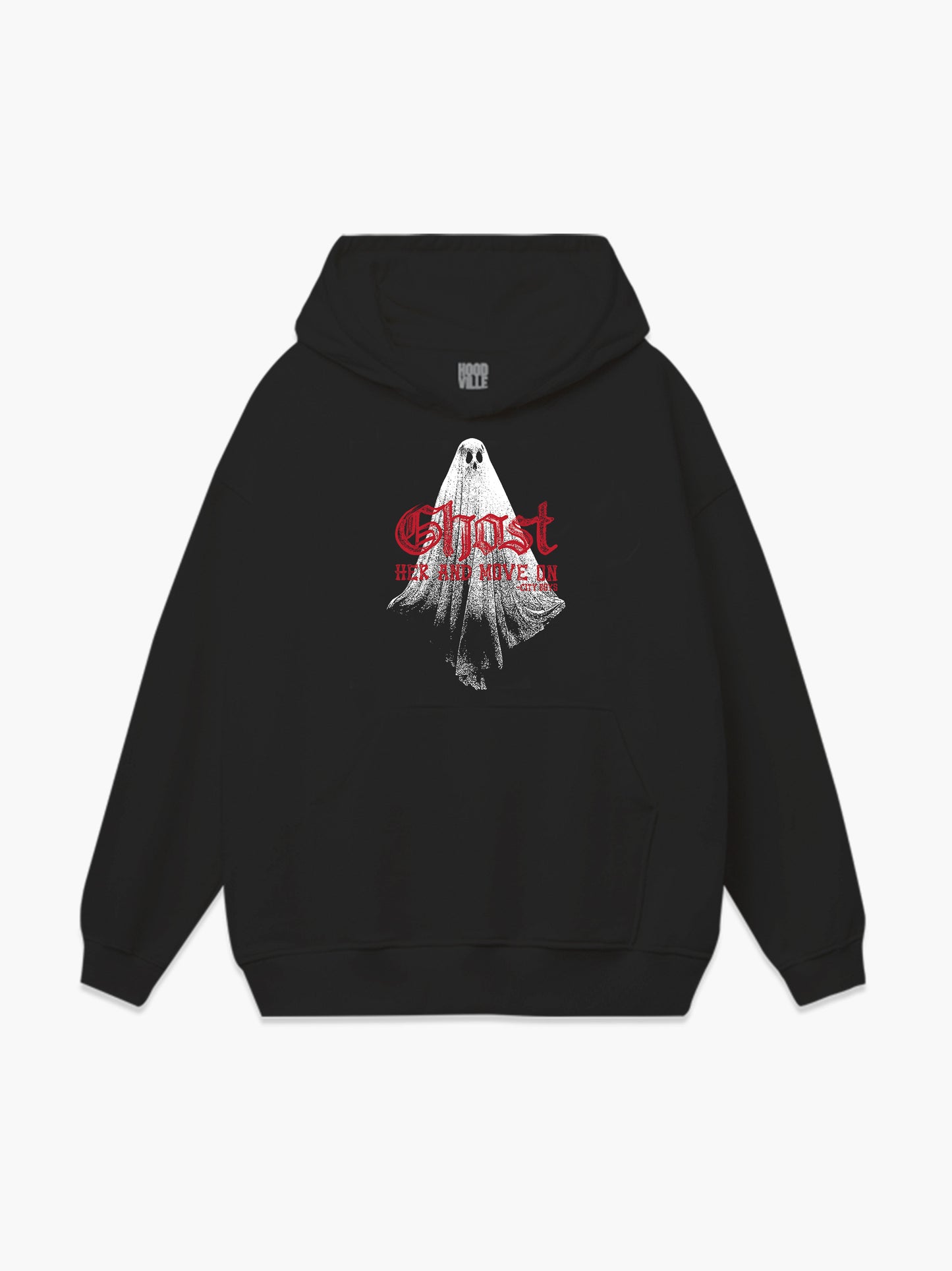 Ghost Her & Move On Hoodie - Black