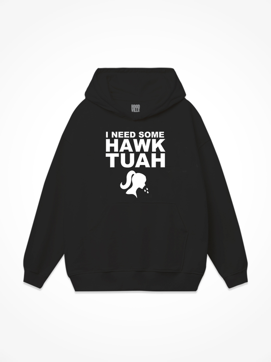 Hawk Tuah Hoodie - Black