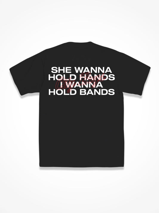 Hold Bands - Black Tee