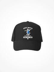 Lay Pipe Trucker Hat - Black