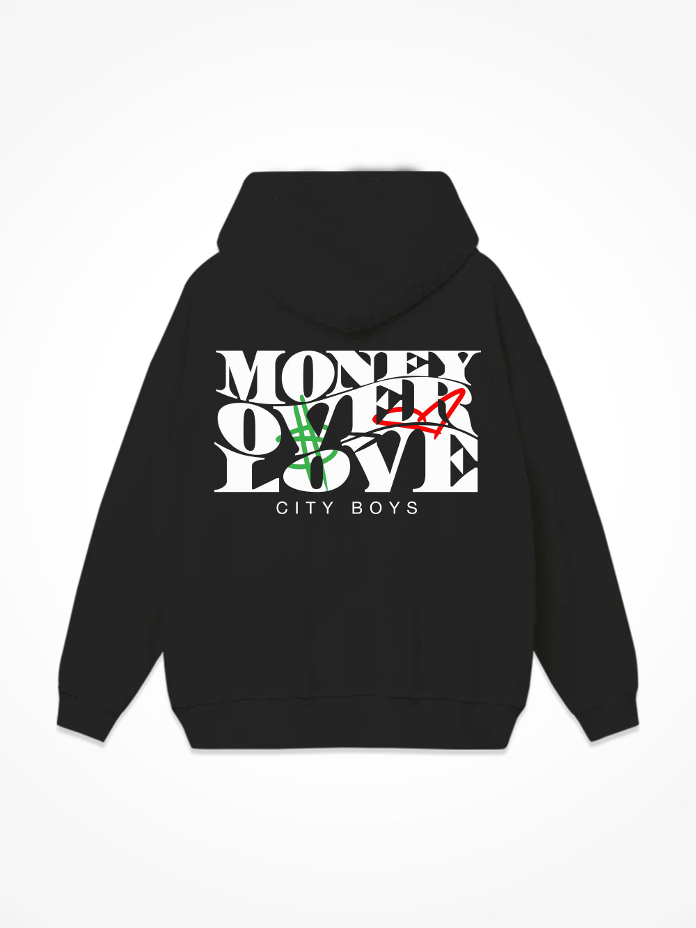 Money Over Love - Black Hoodie