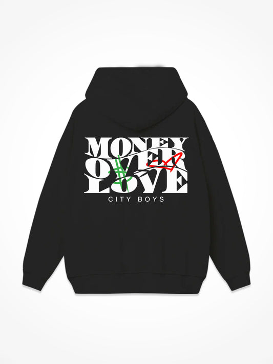 Money Over Love - Black Hoodie