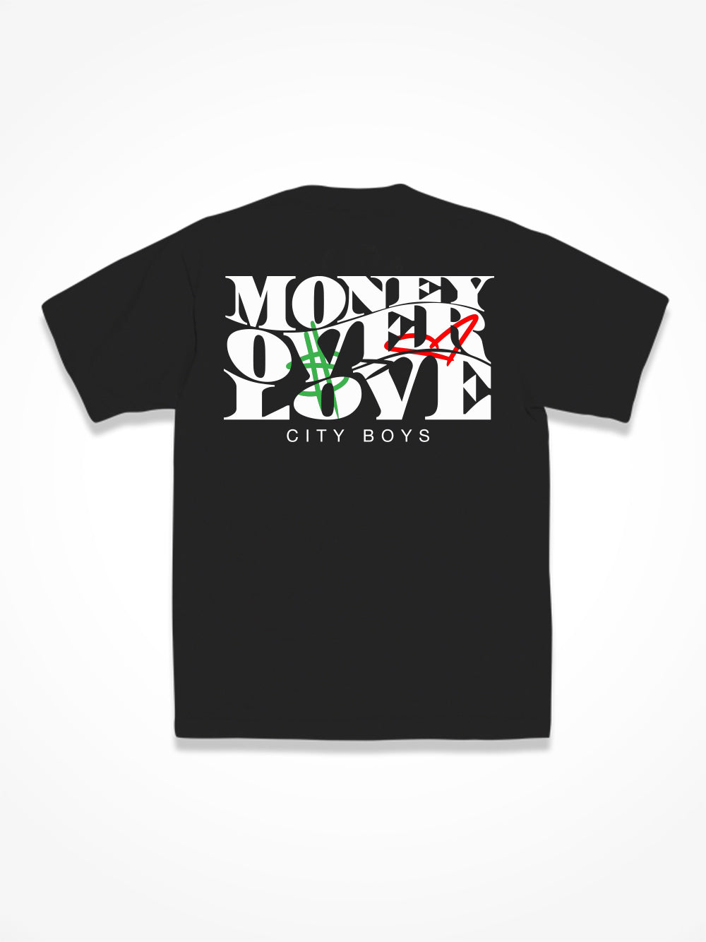 Money Over Love - Black Tee