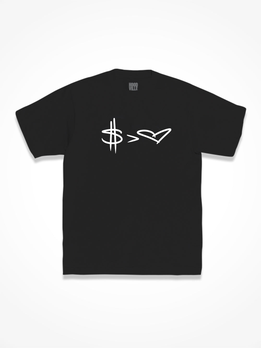 Money Over Love - Black Tee