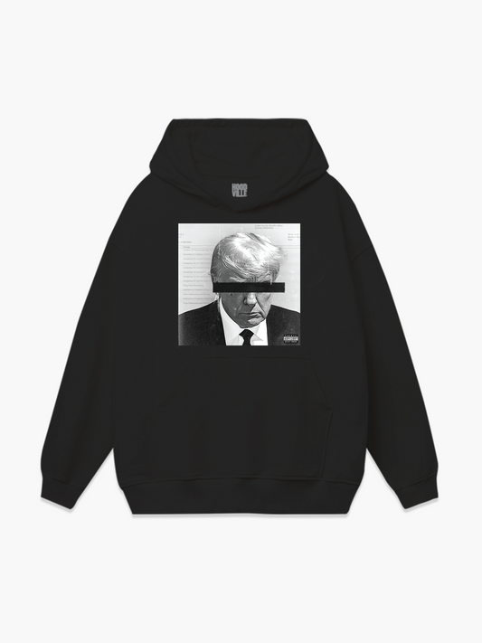 Mugshot Hoodie - Black