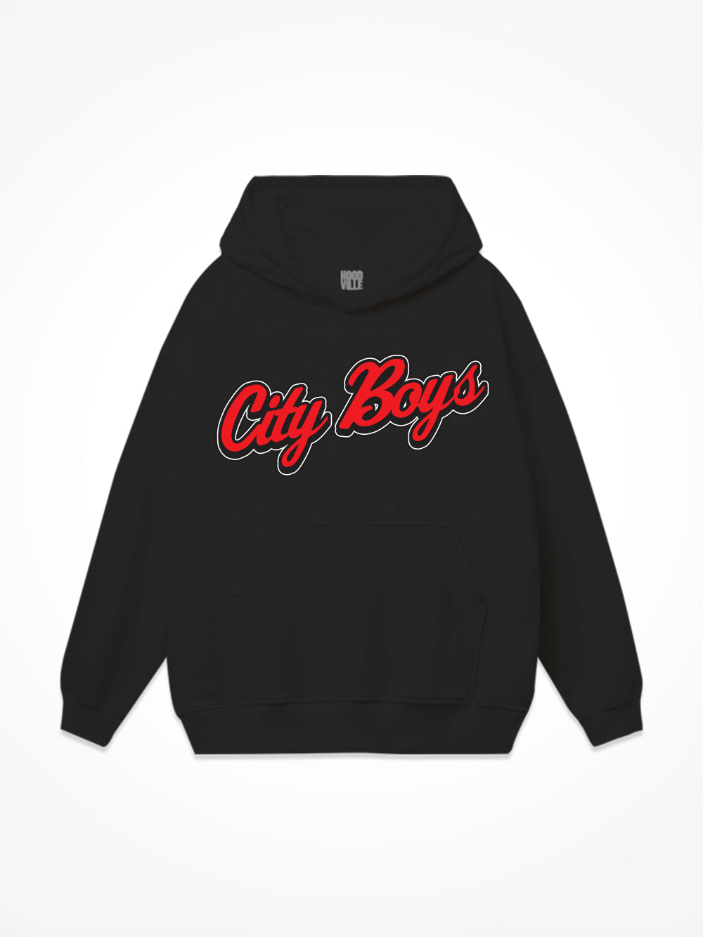 City Boys OG Hoodie - Black & Red