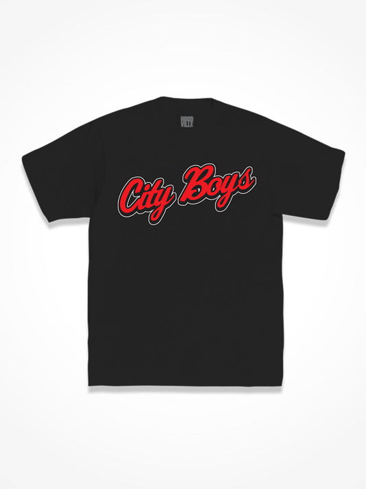 City Boys OG Tee - Black & Red