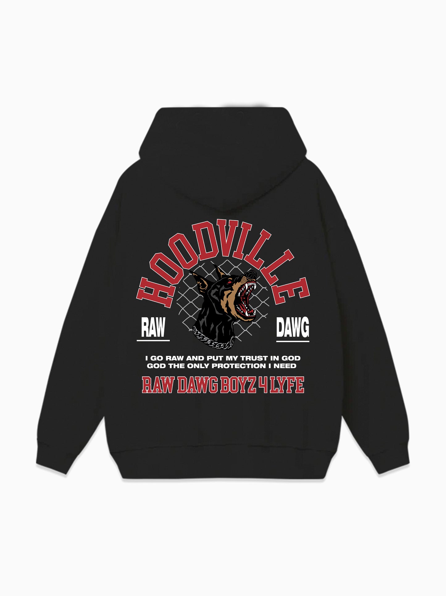 Raw Dawgz Hoodie - Black