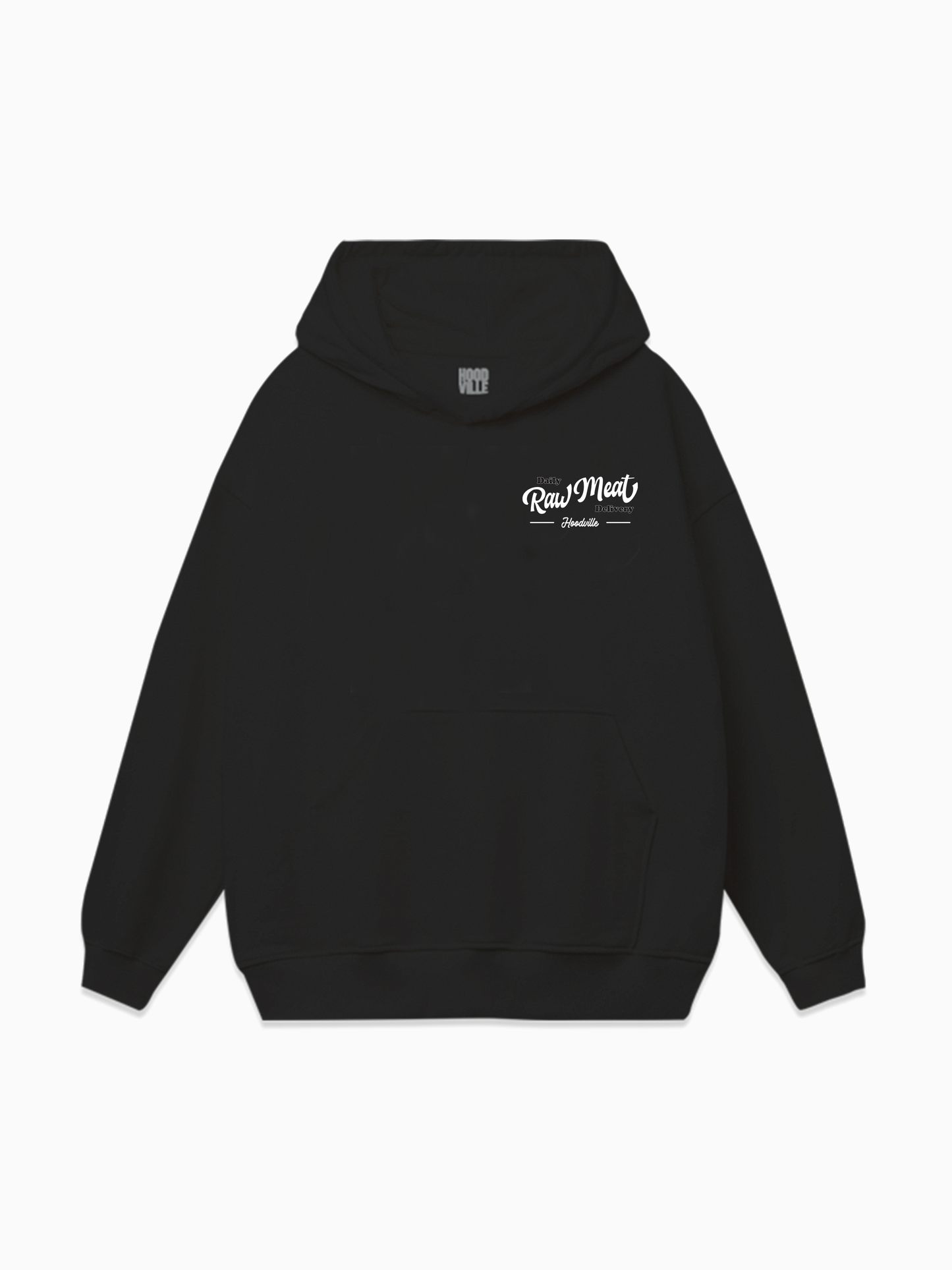 Raw Meat Hoodie - Black