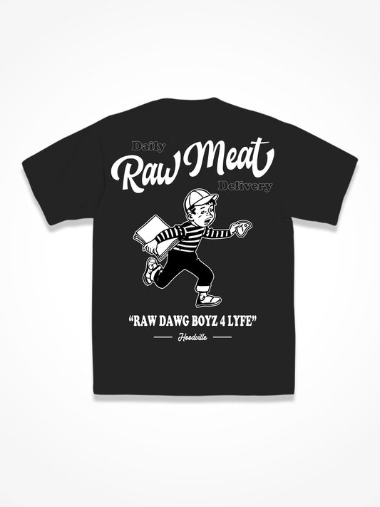 Raw Meat Tee - Black