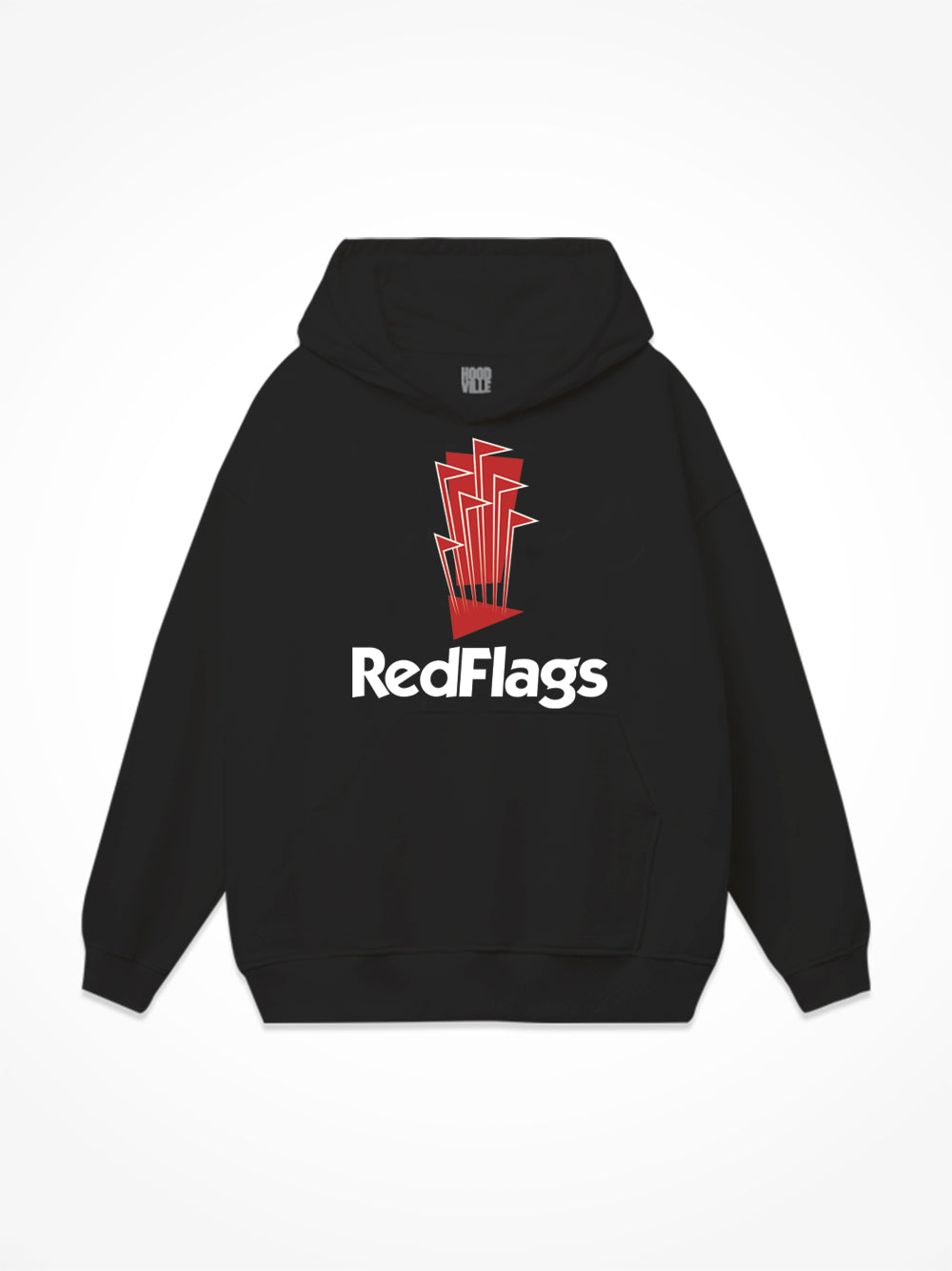 Red Flags - Black Hoodie