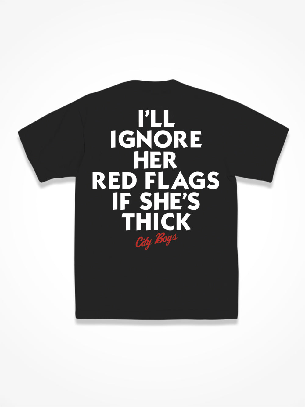 Red Flags - Black Tee