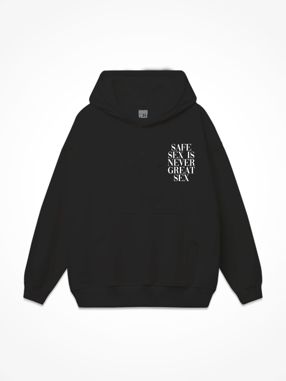 Safe Sex Hoodie - Black – Hoodville Shop