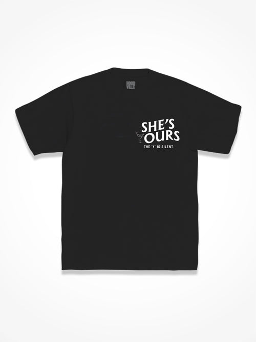 Shes Ours Tee - Black