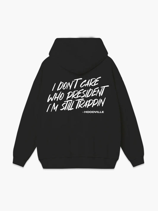 Still Trappin Hoodie - Black