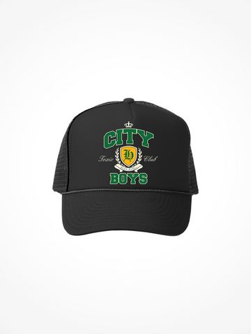 @CityBoys Racing Trucker Hat  - Black