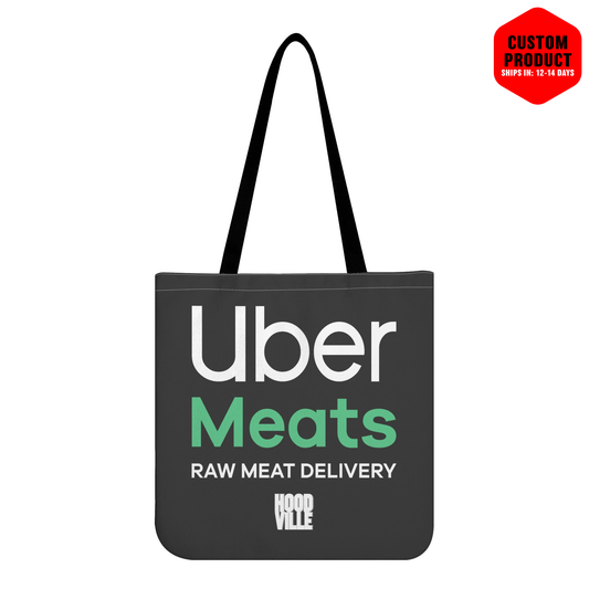 Uber Meats Cloth Tote Bag - Black