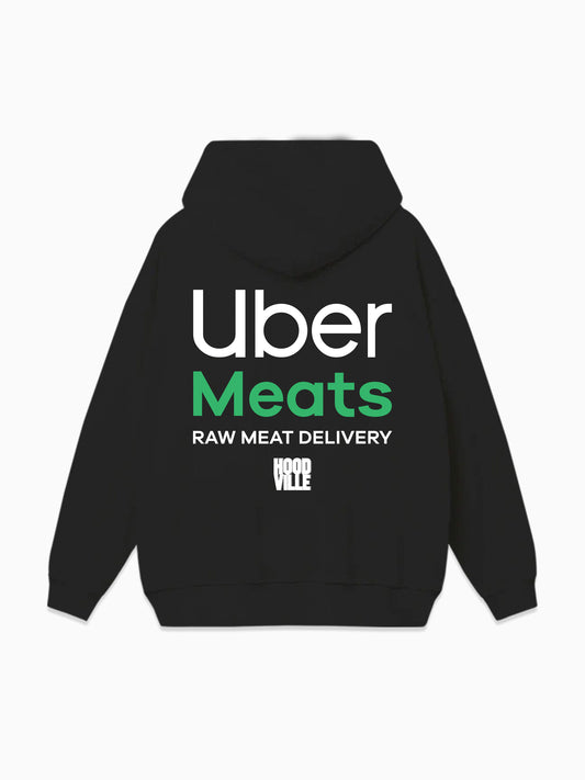 Uber Meats Hoodie - Black