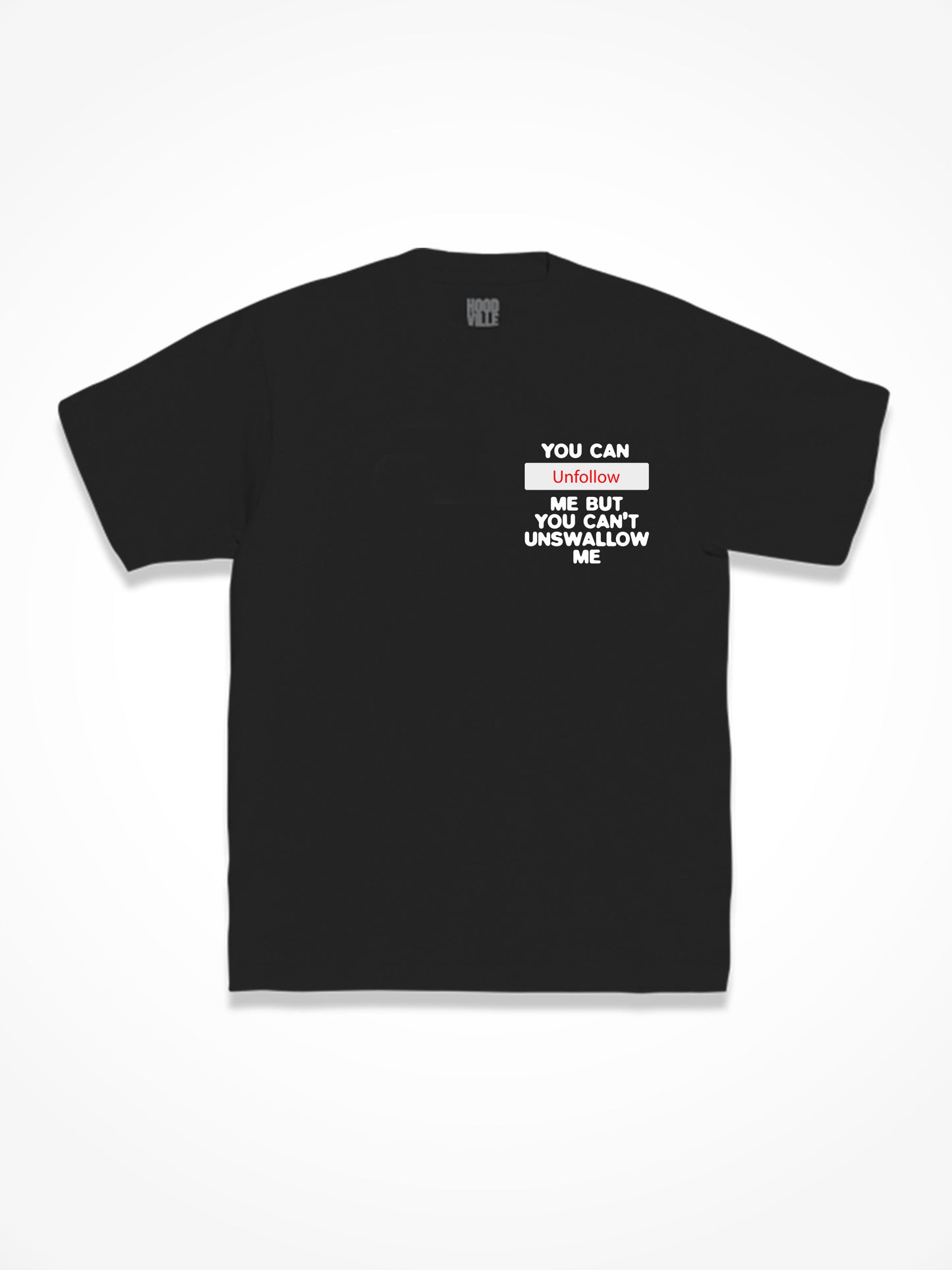 Unfollow Me - Black Tee