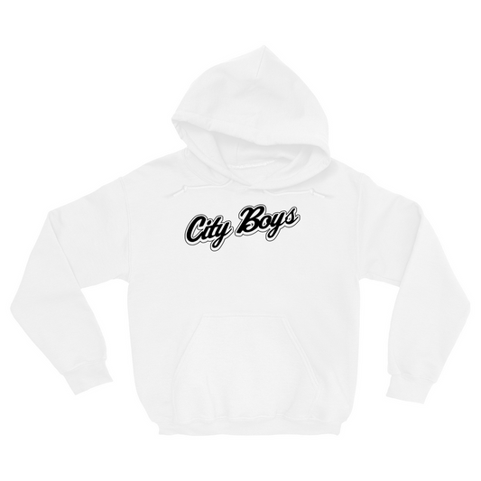 City Boys OG Hoodie - White & Black